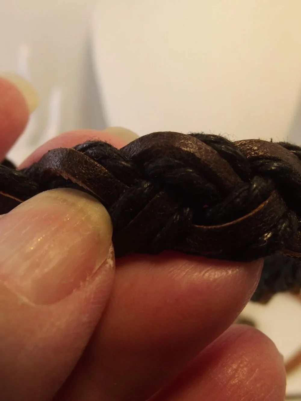 Lot of 6 Leather Bracelets  All Different